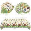 OULUN Bug Party Decorations Tableware, 20 Plates and 20 Napkins and Tablecloth86 '' x 51'' Birthday Party Decorations