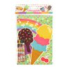 Tiny Mills Ice Cream Coloring Books with Crayons Party Favors with 12 Coloring Books and 48 Crayons, Favor Bag Filler, Carnival Giveaways