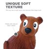 Outward Hound Tootiez Bear Grunting Latex Rubber Dog Toy, Small