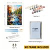 Autumn River Paint by Numbers Kit for Adults - DIY Landscape on Canvas 16x20 Inches, Adults' Paint-by-Number Kits Acrylic Paint Set, Suitable for Beginners, Art Kit for Home Decoration or Gifts