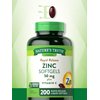 Zinc 50mg with Vitamin C | 200 Liquid Softgels | Non-GMO & Gluten Free Supplement | by Nature's Truth