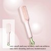 JLEivvi 1 Pcs Cleaning Hair Brush Anti Self Static Hair Comb Soft Hair Comb Massage Comb Easy Clean Hair Brush for All Hair Types(Pink)