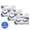 Lashes Natural Look False Eyelashes - Bepholan Fake Eyelashes 3D Super Fluffy False Lashes Clear Band Wispy Lashes 3-Pack Faux Mink Lashes(XMZ24)