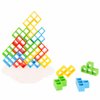 CuberSpeed Balance Game Tower 48 Game Balancing Stacking Tower Blocks Game for Kids & Adults Team Building Blocks Toy (Tower48pcs)