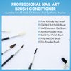 Makartt Nail Art Brushes Cleaner: Nail Polish Brush Bristles Restorer, Acrylic Nail Art Brush Cleaner Liquid for Solid Gel Polish/Nail Art Liner/Builder Gel/Dip Powder Manicure Brush - 70ml/2.36 Fl.oz