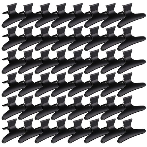 Yarlung 48 Pack Butterfly Hair Clamps, Hair Claw Clips Salon Hair Barrettes for Styling, Sectioni...