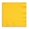 Creative Converting 3-Ply Paper Dinner Napkins, 8.75" Size, School Bus Yellow Color, 25-Count Package