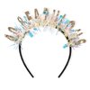 CIEHER 40th Birthday Crown 40 & Fabulous Birthday Headband, 40th Birthday Gifts for Women Friends, 40th Birthday Decorations for Women - Gold