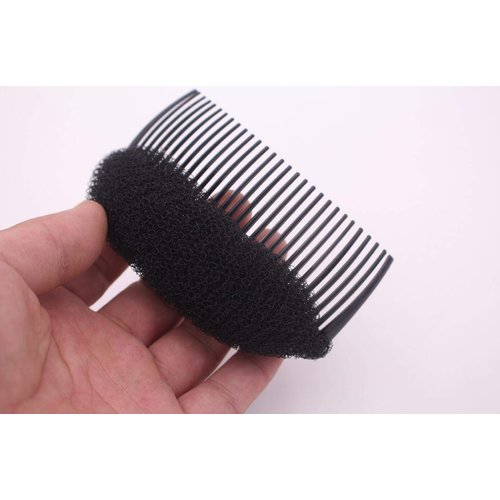 Pack of 2 Women Lady Hair Styling Clip Charming BUMP IT UP Volume Inserts Do Beehive Hair Styler Tool Stick Bun Maker Hair Comb Hair Accessories Hot (Brown)