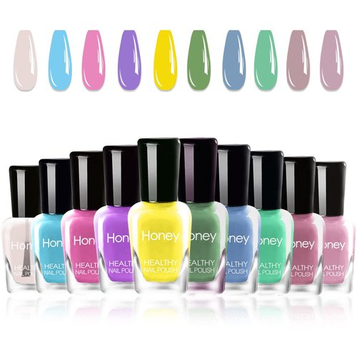 Urchabri Nail Polish set,Quick-drying Fingernail Nail Polish Kit Easy Peel-off Nail Polish Nail polish & Decoration products Nail polish sets for women