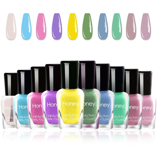Urchabri Nail Polish set,Quick-drying Fingernail Nail Polish Kit Easy Peel-off Nail Polish Nail polish & Decoration products Nail polish sets for women