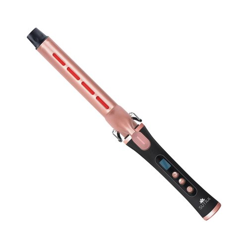 Sutra IR2 Infrared Curling Iron, 28MM I 1.1-inch I Clip Curling Iron, Rose Gold Ceramic Barrel, Adjustable Digital Temperature Control up to 430°F, Auto Shut Off