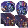 GYSIXGAOSU 40Pack Five Nights Party Supplies Party Supplies include 20 plates, 20 napkins for the Five Nights Party Supplies birthday party Decoration