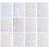 JMEOWIO 12 Sheets Aurora Nail Art Stickers Decals Self-Adhesive Pegatinas Uñas Glitter Holographic Star Heart Nail Supplies Nail Art Design Decoration Accessories