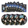 40PCS Outer Space Party Paper Plates and Napkins, Outer Space Theme Tableware Set Includes 9Inch Paper Plates and Napkins Disposable Decoration Supplies for Kids Boys Birthday Party, Serve 20