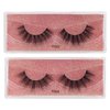 10 pairs of 10 different 6D artificial exaggerated fluffy mink eyelashes, dramatic false eyelashes, reusable（Y)