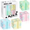 Cube Toy Anxiety Relief Toy Hand Held Magic Sensory Stress Cube Toy for Adults Kids Relieve Stress Christmas Party Favors (Classic Style)