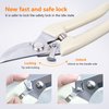 Garden Scissors for Plant, Tip Pruning Shears for Cutting Flowers, Trimming Plants, Bonsai and Fruits Picking (Bypass Blade Pruner)