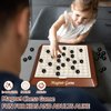 Magnetic Game Chess, Magnet Games for Adults and Kids with Storage Board, Magnet Chess Game with Stones, Board Game for Family Game Night, 2-4 Players