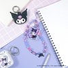 iFace Hello Kitty and Friends Beaded Wristlet Universal Phone Charm Strap - Cute Wrist Chain Lanyard Aesthetic Decor Strap for Cell Phone Camera Keys AirPods Keychains – Kuromi and Baku