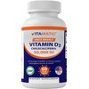 Vitamatic Vitamin D3 50,000 IU (as Cholecalciferol), Once Weekly Dose, 1250 mcg, 60 Veggie Capsules 1 Year Supply, Progressive Formula Helping Vitamin D Deficiencies (60 Count (Pack of 1))