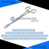 OdontoMed2011® Navel Piercing Clamp 6" Body Piercing Forceps ODM