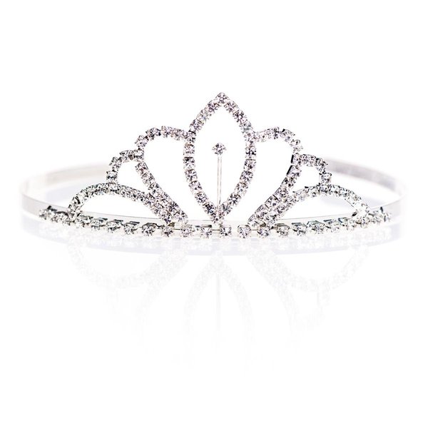 Anderson's Chelsey Tiara, Rhinestone Wedding, Prom, Pageant Tiara, Queen Or Princess Tiara For Prom, Homecoming, Pageant, Wedding, School Dance, Award, Costume, Party, Event