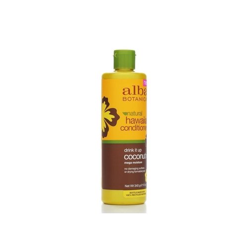 Alba Botanica Natural Hawaiian Conditioner Coconut Milk, 12 oz (Pack of 4)