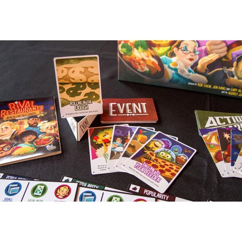 Gap Closer Games | Rival Restaurants: Back for Seconds Expansion | Strategy Board Game | 2 to 6 Players | Ages 10+ | 45+ Minutes