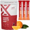 CardoMax Immune Booster Liquid Drink Mix with Gingseng & Vitamin C - Single-Serve Water Flavoring Stick Packets for Immune Support - Orange Flavor (15 Count)