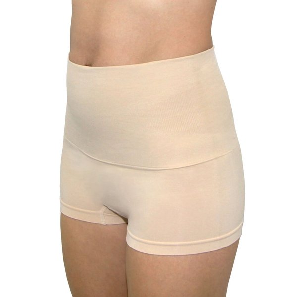 Leading Lady Women's Shapewear Boyshorts with Tummy Control, Naturally Nude, 2X
