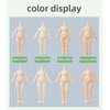 XiDonDon 1/12 Scale BJD Doll Body 9.6cm/11cm YMY2 Body Action Figures Replacement Body Doll Accessories (Milky White,9.6cm)