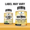 American Standard Supplements Irish Sea Moss 1200mg, Bladderwrack 1200mg and Burdock Root 225mg Per Serving - Vegan, Gluten Free, Non-GMO, 120 Capsules, 40 Servings