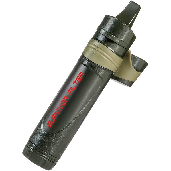 Survivor Filter Portable Water Filter Straw - Water Filter Camping, Travelling and Hiking - BPA-Free