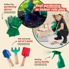 Born Toys Kids Gardening Tool Set for Ages 3-7 Kids, Garden Apron, Kids Sun Hat, Kids Shovel, Toddler Gardening Gloves - Kids Gardening Set as Dress Up & Pretend Play, Costumes for Boys & Girls