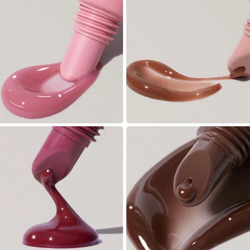 Mrettick 5 Colors Hydrating Lip Gloss, Shiny Jelly Lip Plumping Lip Balms, Long Lasting Nourishing Non-sticky Fresh Clear Smooth Lip Care