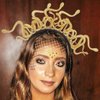 CAKURE Medusa Snake Headband Gold Goddess Headpiece Halloween Party Festival Headdress Medusa Costume Hair Accessories for Women and Girls
