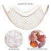 Raeasily Fish Net Wall Decor with Shells - Fishing Net Decorative Nautical Mediterranean Style Cotton Photo Hanging Display Frame for Christmas Birthday Party Decorations Ornaments 79 x 40 Inch