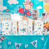 ArowlWesh Airplane Party Favor Bags - 50Pcs Plastic Snack Candy Treat Gift Bag with Handles Cute Boho Airplane Themed Party Supplies Decor for Baby Shower Kids Birthday