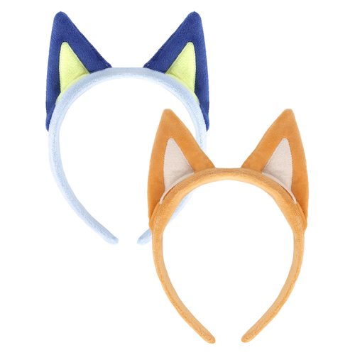 YISSION Dog Ears Headband For Adult, Plush Blue & Orange Headbands Family Halloween Ears Headband, Blue Birthday Party Decorations Party Favors Supplies Dog Ears Cosplay Costume Hair Accessories