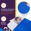 Special Supplies Sensory Bed Sheet for Kids Compression Alternative to Weighted Blankets - Breathable, Stretchy - Cool, Comfortable Sleeping Bedding (Blue, Twin)