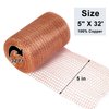 Copper Mesh Roll for Mice Rat Rodent Repellent, Sturdy 5’’ * 32Ft Copper Wool Mouse Trap for Bat Snail Bird Control with Packing Tool