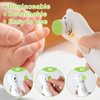 haakaa Electric Nail Trimmer Replacement Pads Baby Nail Trimmer Heads for Standard Baby Nail File, Suitable for 6-12months, Green