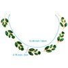 BETITETO Green Bridal Hair Vine Wedding Rhinestone Crystal Headband Headpieces Accessories for Women and Girls