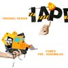 Construction Birthday Banner Dump Truck Party Decorations Pre-Assembled Builder Bulldozer Excavator Tank Truck Garland Supplies