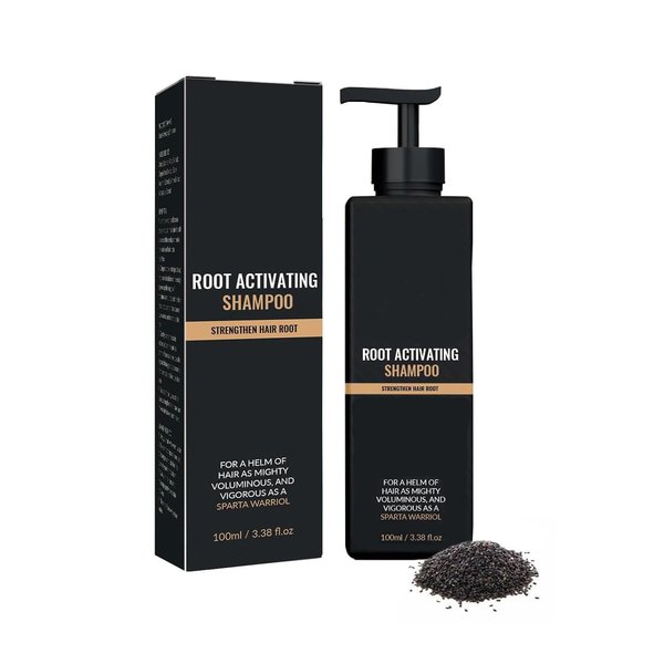 FidosFav Spartan Shampoo, Root Activating Shampoo, Natural Hair Shampoos, Smooth Strong Repair Conditioning Shampoo, Natural Hair Anti-Hair Loss Shampoo for Men and Women
