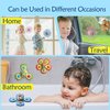 BENSE Suction Cup Spinner for Babies, Bath Toys for Babies, Novelty Spinning Tops for Airplane Travel, Baby Tray, Restaurant,Calming Toys 4 Pack (Animal)