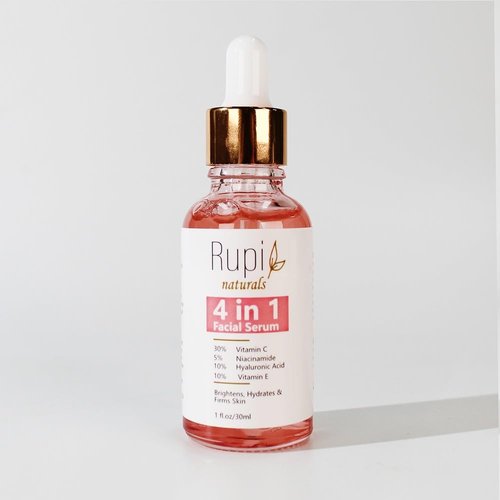 4 in 1 Facial Serum - Vitamin C 30%, Hyaluronic Acid, Niacinamide, Vitamin E, Jojoba Oil