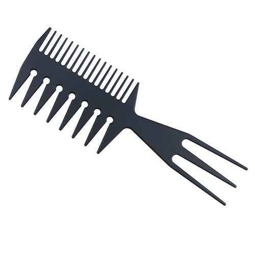 Slicked-back Combs 3 in 1 Fish Tail Bone Shape Hair Extensions Detangling Styling Coloring Comb f...