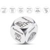 Food Decision Dice, Date Night Dice, Santa Swap Gift for Exchange Dice, Stocking Stuffers for Adults Women Men, Gag Gifts Funny Adult, White Elephant Gifts for Adults, Valentines Day Gifts for Him Her